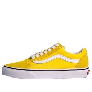 Vans Old Skool ‘Vibrant Yellow’ Canvas/ Suede Shoes Men’s 9 Women’s 10.5